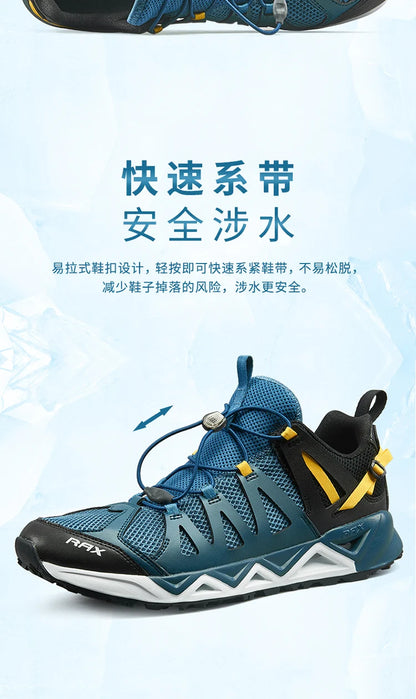 RAX Upstreams Aqua-schoenen voor heren, outdoorsport-sneakers voor mannen, outdoor-zomersandalen voor op het strand, visschoenen, zwemschoenen