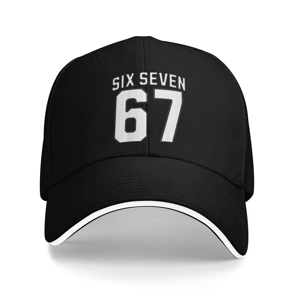 67 Six Seven 6-7 Baseballkeps Populär Steal Brainrot Gaming Meme Sandwich Caps Män Kvinnor Andningsbar Dad Hat Utomhus