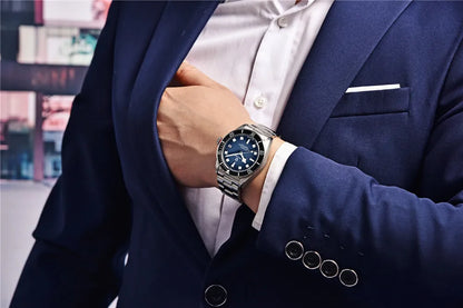 Montre automatique pour homme PAGANI DESIGN – Modèle de luxe type BB58, montre-bracelet mécanique, sportive, en acier inoxydable et étanche