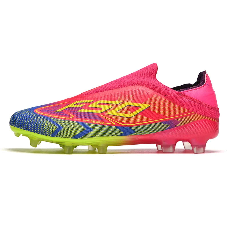 Chaussures de football professionnelles originales pour hommes, résistantes au gazon, chaussures de football décontractées de haute qualité pour hommes, chaussures de football pour entraînement rapide