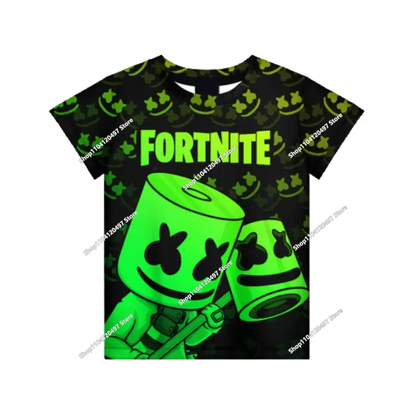 Lastenvaatteet syksyinen collegepaita T-paita huppari uusi Fortnite lasten rento asu mukavat streetwear-vaatteet