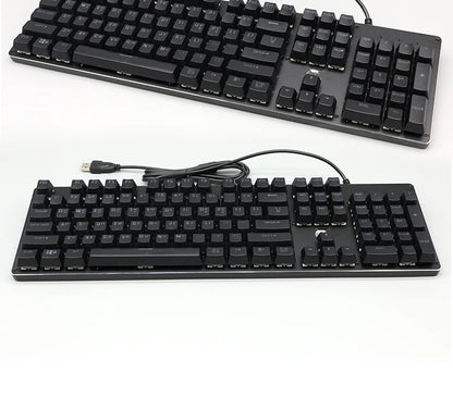104 Tasten Koreanische, französische, russische, spanische und deutsche hintergrundbeleuchtete Tastenkappen für mechanische Tastaturen mit MX-Switches, OEM-Profil, ABS-Keycaps, DIY