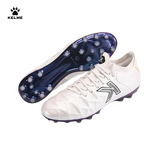 KELME Football MG chaussures crampons en peau de veau Match gazon artificiel antidérapant amorti formation chaussures de Football ZX 80121058