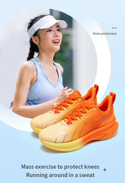 ONEMIX Nouvelles chaussures de course à amorti pour hommes, adaptées aux coureurs intensifs, à lacets, sportives, pour femmes, antidérapantes, d'extérieur, athlétiques, baskets pour hommes