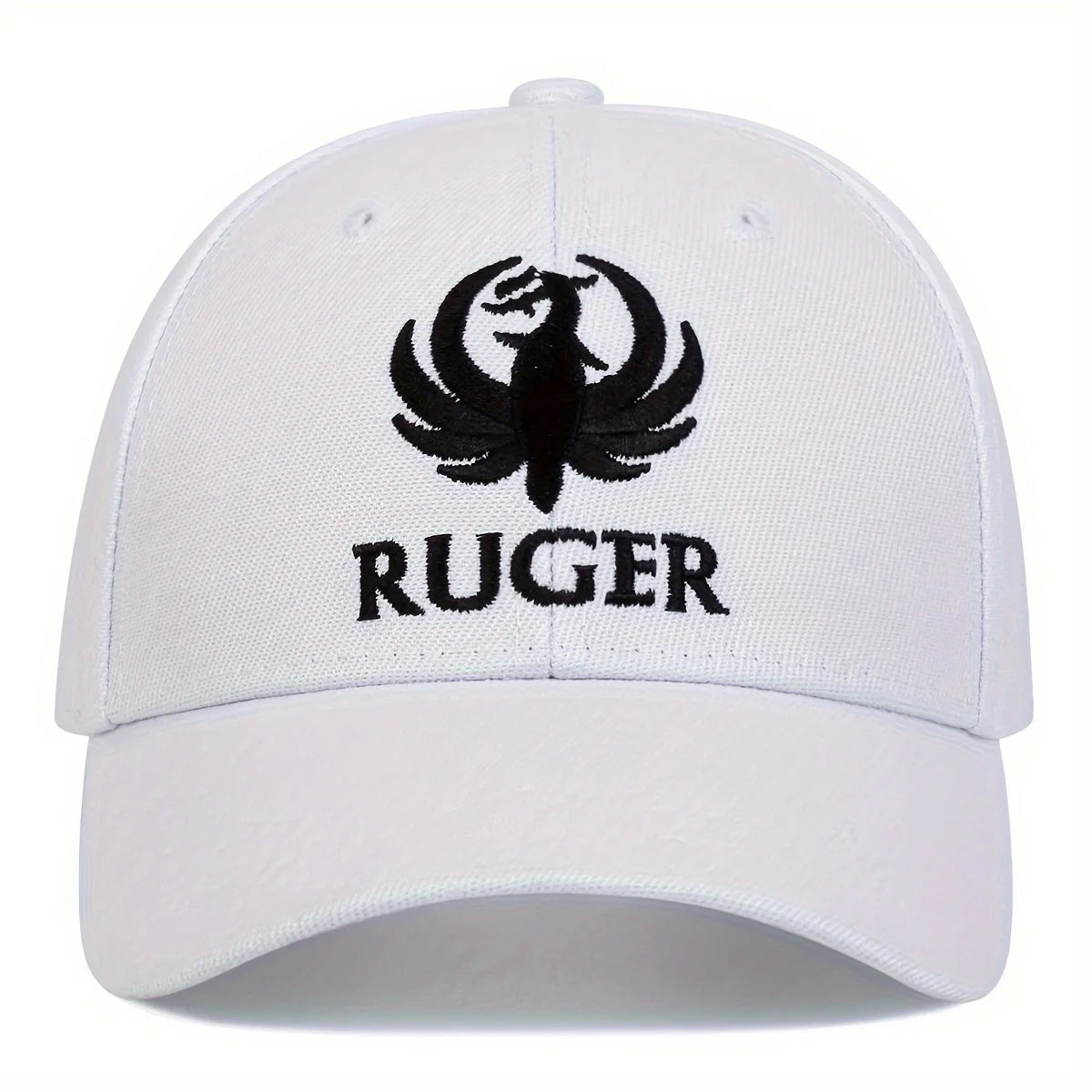 Унисекс бейзболни шапки с бродерия с буквите „RUGER“ – пролетни и есенни шапки за на открито, регулируеми ежедневни шапки, шапки за слънцезащита, спортни шапки