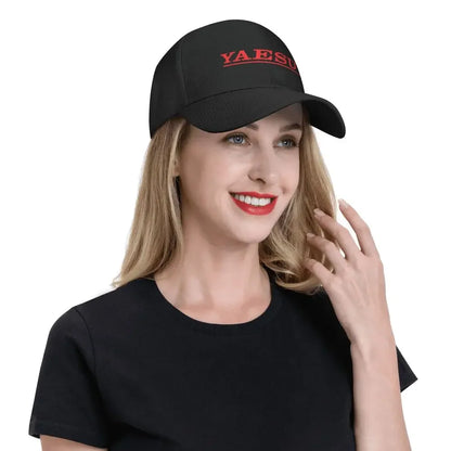 Yaesu 2024 Fashion Baseball Men Polyester Hats Adjustable Hat Universal Casual Cap Truck driver Hat