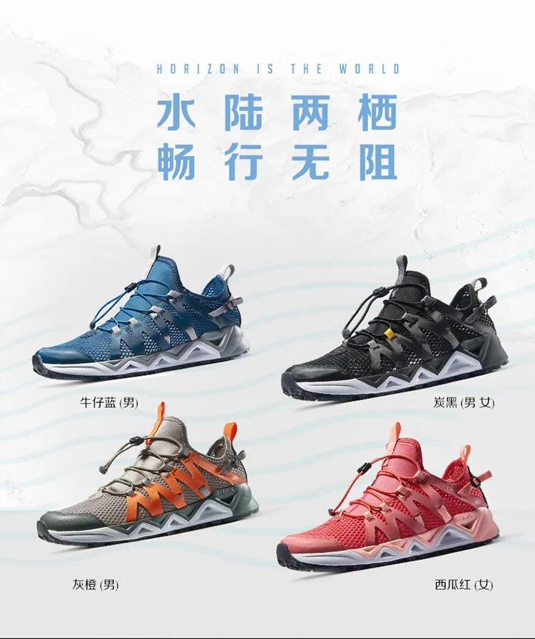 RAX Upstreams Aqua-schoenen voor heren, outdoorsport-sneakers voor mannen, outdoor-zomersandalen voor op het strand, visschoenen, zwemschoenen