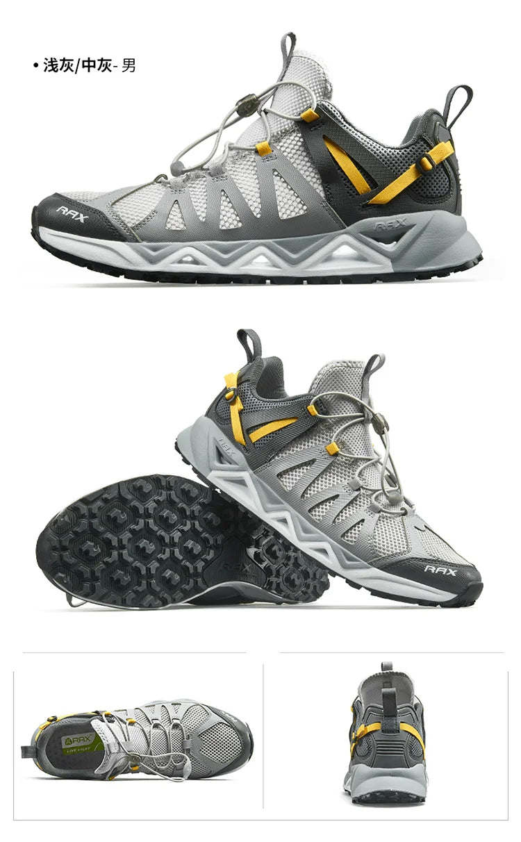 RAX Upstreams Aqua-schoenen voor heren, outdoorsport-sneakers voor mannen, outdoor-zomersandalen voor op het strand, visschoenen, zwemschoenen