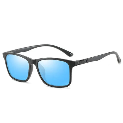 Luxury Men Sunglasses Fashion Vintage Square Ultra Light TR90 Frame Driving Fishing Sun Glasses For Man Eyewear