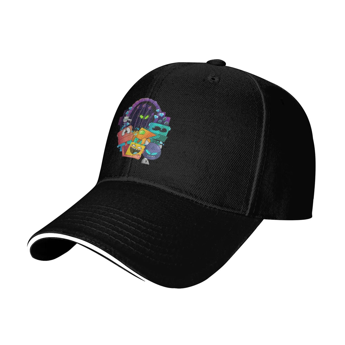Geometria, Cubo da gioco, Dash, Cappellini da baseball, Hip Hop, Extreme, Demon, Cappellino da sandwich, Stile unisex, Cappellino regolabile, Cappellino da papà, Corsa, Golf