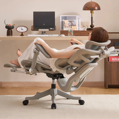 S950 Ergonomic Office Chair Adjustable Computer Chair, Gaming Chair with Lumbar Support, Comfortable Study Chair for Home Office & Work