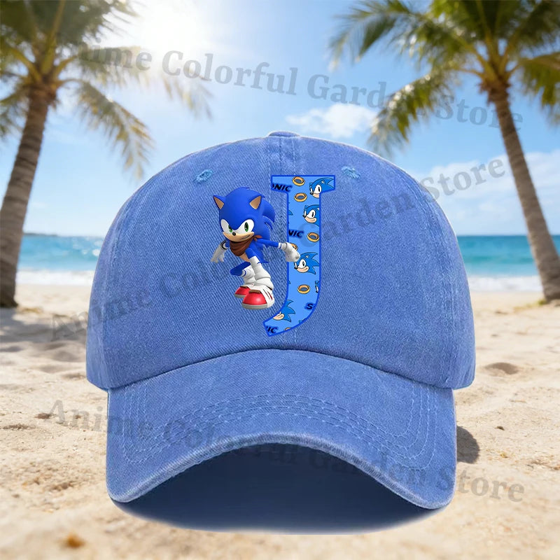 Anime Sonics Baseball Cap for Men Women Cartoon Fashion Peaked Caps Adults Summer Good-looking Sunscreen Hats Hip Hop Hat Gift