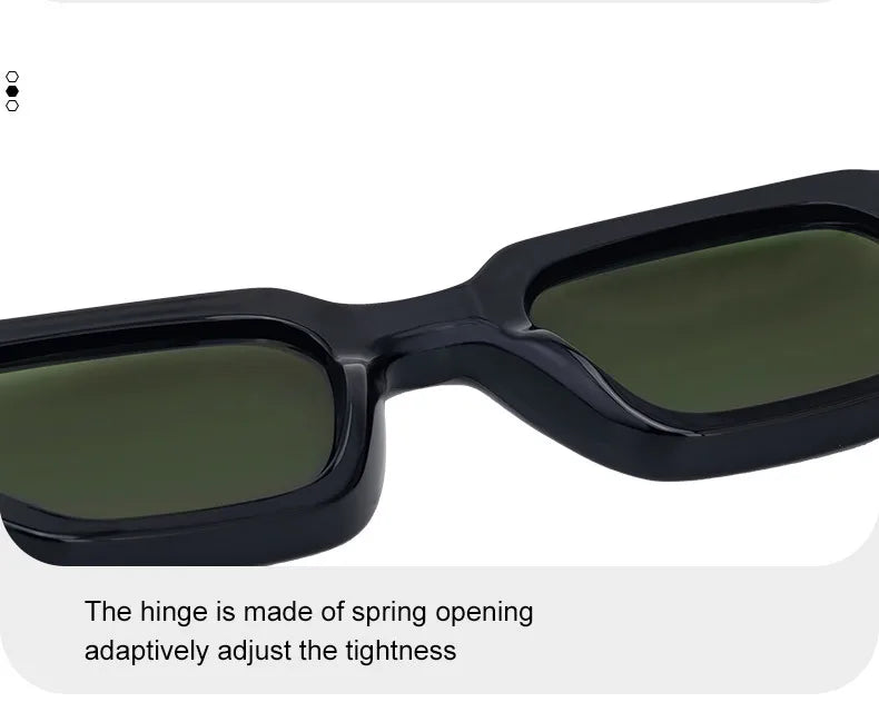 Polarized Square Punk Sunglasses Men 2026 Luxury Brand Classic Rectangle Sunglass UV400 Driving Eyewear Fashion Outdoor Shades