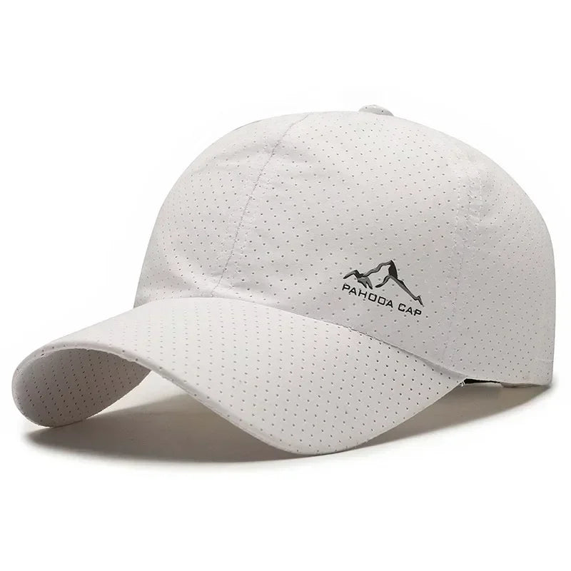 Summer Breathable Mesh Quick Drying Men Women's Baseball Cap Outdoor Sports Travel Fishing Climbing Cycling Runnning Hat