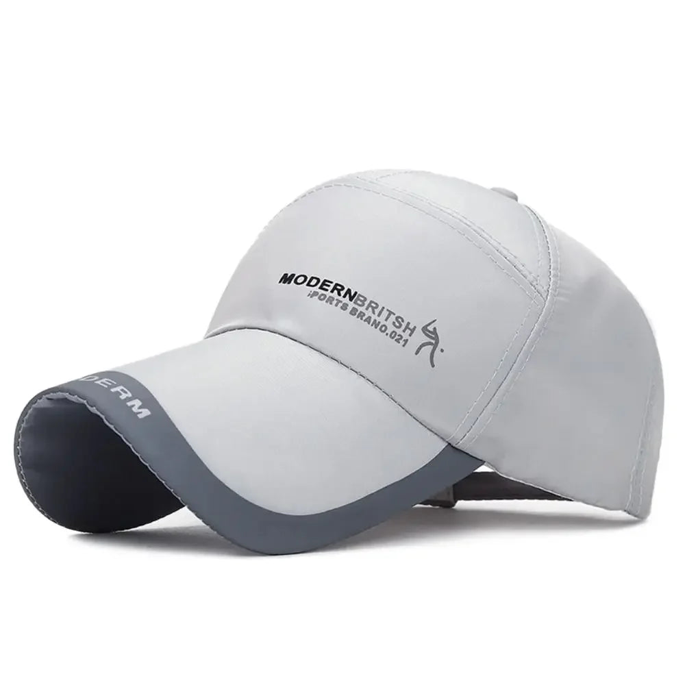 Quick Dry Sports Cap Baseball Cap Solid Color Sun Hat Outdoor Golf Fishing Hats Hat Casual Fashion For Men Women Adjustable