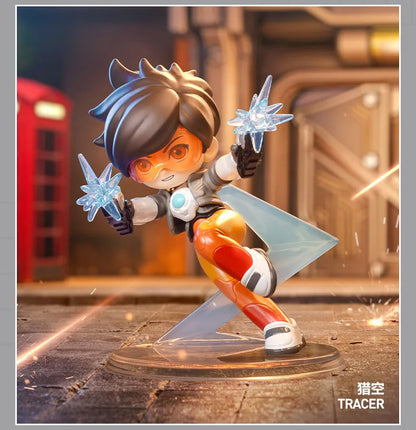 POP MART Overwatch Play of The Game Series Original Blind Box Surprise Mystery Box Cute Anime Action Figure Ornaments Figurines