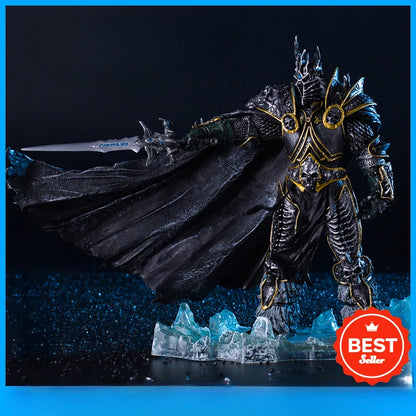 36 cm-es World of Warcraft játék-kiegészítők 7. Lich King Illidan Stormrage anime figura modell asztali dekoráció ajándékok játékok gyerekeknek