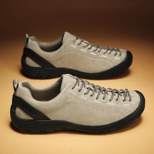 Zapatillas de trekking para hombre, zapatillas de paseo, zapatillas de senderismo de caña baja para hombre, zapatillas deportivas antideslizantes para actividades al aire libre, talla grande para hombre 47