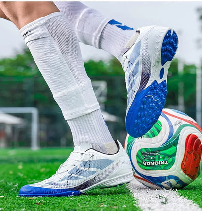 Nouvelles chaussures de football pour hommes, chaussures de sport d'extérieur, chaussures de match professionnelles, baskets antidérapantes, chaussures de football d'entraînement, chaussures ultralégères unisexes