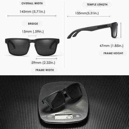Kdeam High Quality Original Brand Design Polarized Sunglasses for Women Men Fashion Unisex  Trendy Outdoor Eyewear For Couple