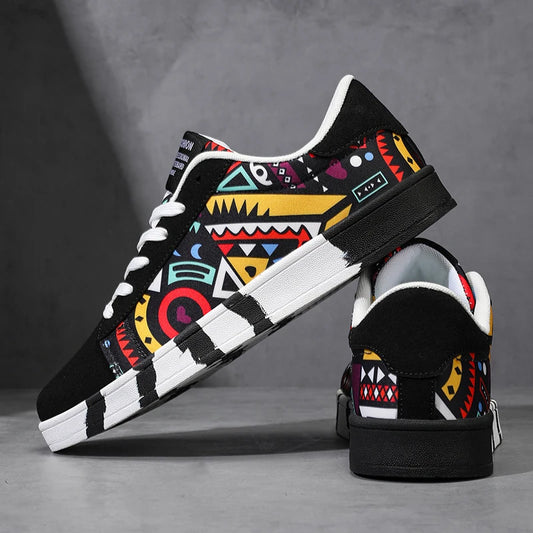 YRZL skateschoenen voor heren, canvas sneakers, casual ademende wandelschoenen, lichtgewicht platte herenschoenen, streetwear trend sportschoenen