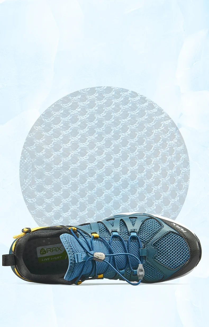 RAX Nieuwe heren- en dameszomerwandelschoenen, ademende Upstream-schoenen, trekkingschoenen, waterschoenen, outdoor-, vis- en kampeerschoenen, sneakers voor heren