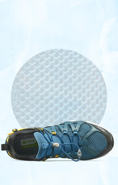 RAX Nieuwe heren- en dameszomerwandelschoenen, ademende Upstream-schoenen, trekkingschoenen, waterschoenen, outdoor-, vis- en kampeerschoenen, sneakers voor heren
