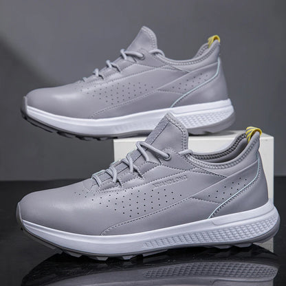 Zapatos deportivos de golf para hombre impermeables de cuero de alta calidad, zapatos deportivos para competición de golf, zapatos formales para campo de golf, zapatos de entrenamiento para hombre
