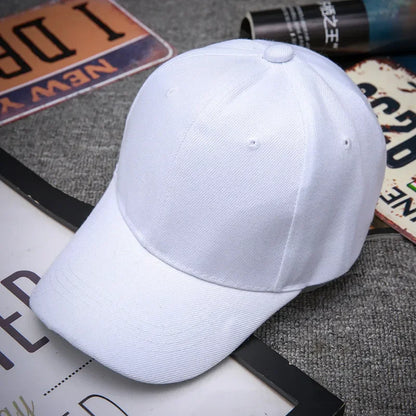 Unisex Cap Casual Plain Baseball Cap Adjustable Snapback Hats For Women Men Hip Hop Cap Street Dad Hat