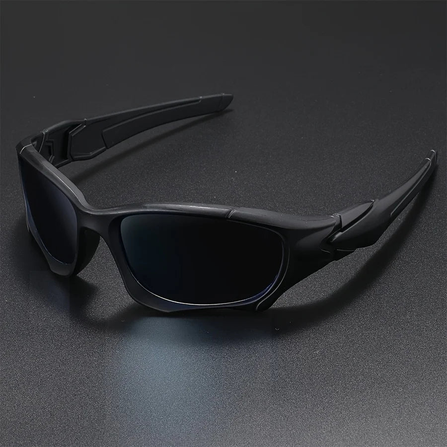 Tactical Windproof Fishing Sunglasses Men Women Classic Camouflage Shades with UV Protection for Outdoor Driving Cycling Hiking