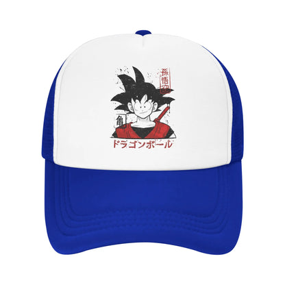 Japanese Goku Dragon Ball Z Mesh Baseball Cap Unisex Fashion Sun Hats  Hats Snapback Caps Fishing Hat Winter Trucker Caps