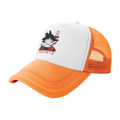 Japanese Goku Dragon Ball Z Mesh Baseball Cap Unisex Fashion Sun Hats  Hats Snapback Caps Fishing Hat Winter Trucker Caps