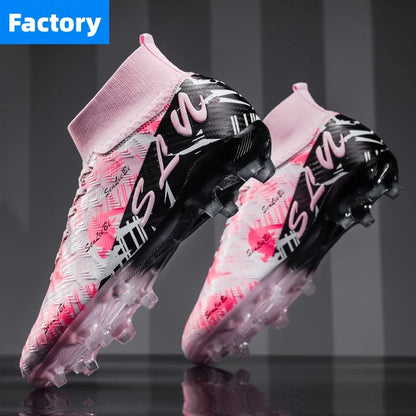 Chaussures de football professionnelles pour hommes, crampons de football FG ultralégers, baskets d'entraînement de football, chaussures de sport d'extérieur