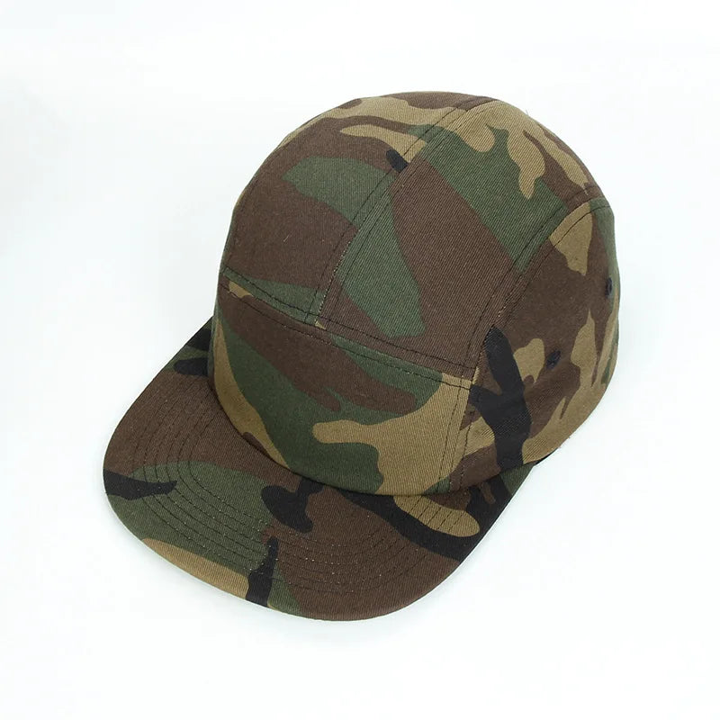 Summer Cotton 5 Panel Big Size Baseball Caps Oversize 62cm Flat Top Sports Snapback Cap Hip Hop Skateboard Hat Custom Wholesale