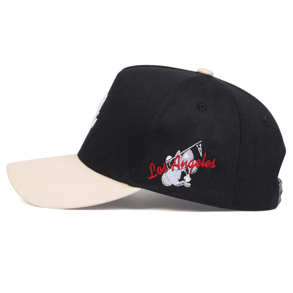 Unisex-Baseballmützen mit „A“-Buchstaben-Seitenaufdruck und Los-Angeles-Stickerei – für Frühling und Herbst, Outdoor, verstellbar, Freizeitmützen, Sonnenschutzmützen, Sportmützen