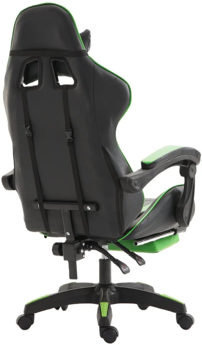 Ergonomic gaming chair, office chair, height adjustable,PU leather computer chair, with headrest and lumbar support, 360° swivel