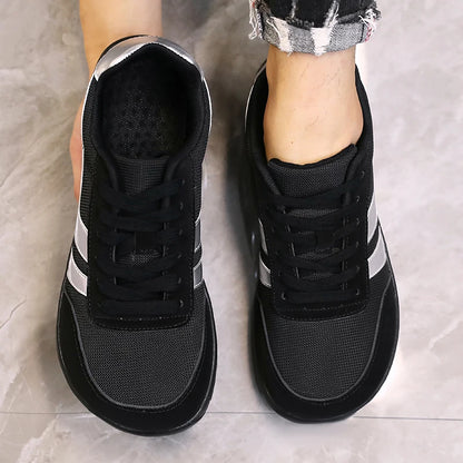 Pánské tenisky s širokou špičkou Barefoot Shoes, minimalistické, prodyšné a pohodlné boty na venkovní chůzi, sportovní ležérní modré boty 2025