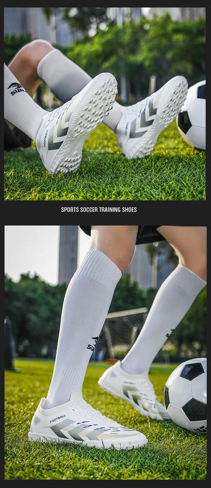 New Men Football Boots Professional Cleats Futsal Match Soccer Shoes Hot Sale TF/FG Unisex Ultralight Sneakers High-quality