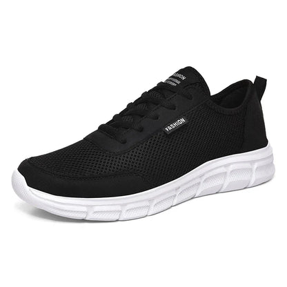 Nouvelle maille hommes chaussures Lac-up chaussures décontractées hommes baskets respirant chaussures légères confortables Sport formateurs Zapatillas Hombre