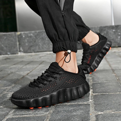 Brand Men Casual Shoes Thick Sole Soft Fashion Sneakers Summer Breathable Male Walking Shoes Zapatillas Hombre 88217 Mens Shoes