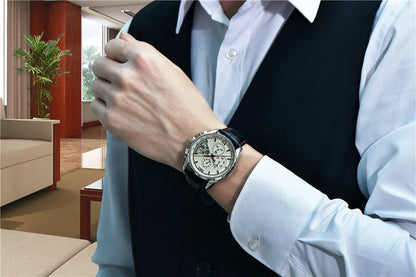 PAGANI DESIGN Chronograph-Stoppuhr für Herren, Quarz, Multifunktion, Militär-Pilotenstil, Relógios Masculino, Reloj Hombre, Montre Homme