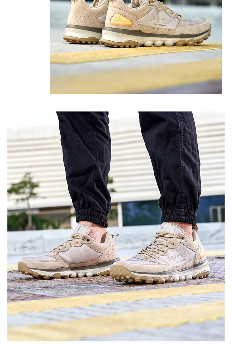 RAX hardloopschoenen voor mannen en vrouwen, outdoorsportschoenen, ademende, lichtgewicht sneakers, bovenwerk van Air Mesh, antislip buitenzool van natuurlijk rubber