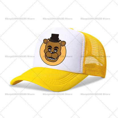 Five Nights At Freddys Baseball Cap for Kid Adult Caps FNAFS Anime Figure Peaked Hat Cotton Summer Hats Fashion Accessories Gift