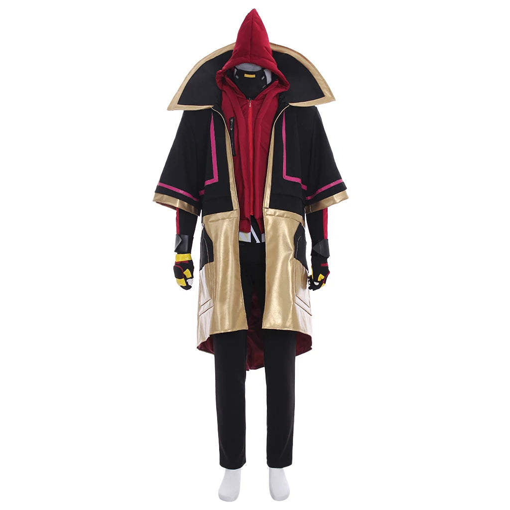Fato de Cosplay Game Drift para Homem, Uniforme de Batalha Elegante, Conjunto Completo para Halloween, Carnaval e Festas, Disfarce de Combate