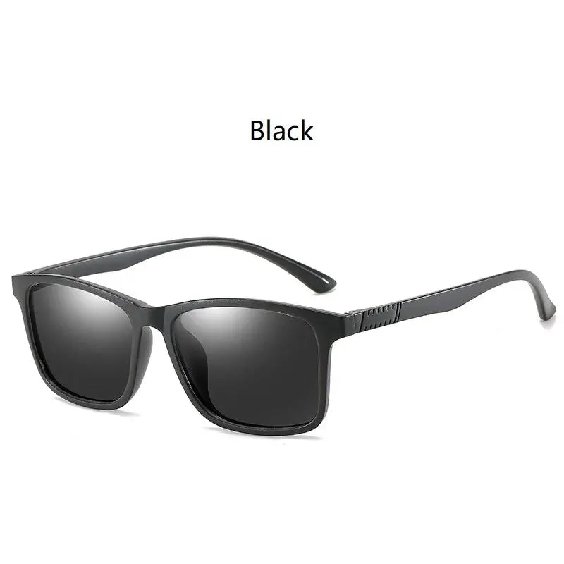 Luxury Men Sunglasses Fashion Vintage Square Ultra Light TR90 Frame Driving Fishing Sun Glasses For Man Eyewear