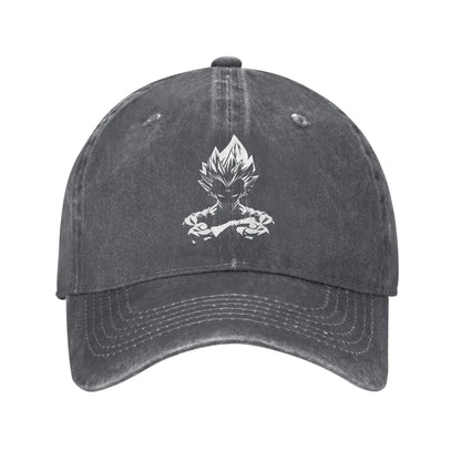 Produit gaming premium Fraquane, Dragon Ball Z Goku DBZ Unisex Style Baseball Caps Saiyan Distressed Denim Hats Cap Retro Workouts Unstructured Soft Snapback Cap