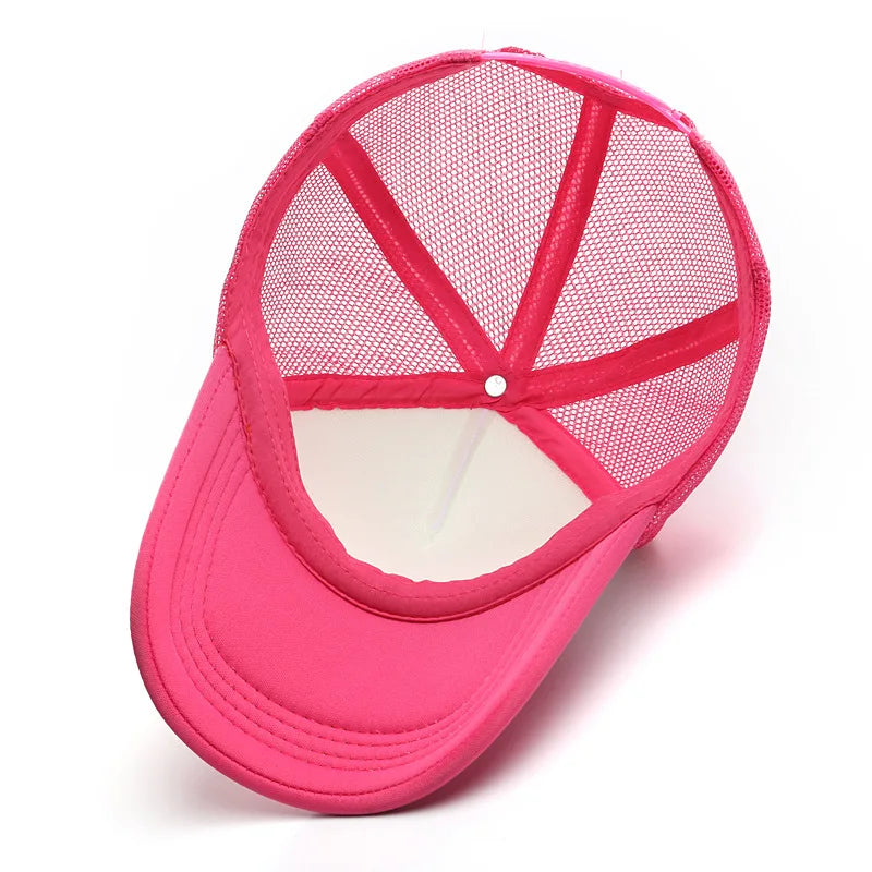 Personalized Logo Trucker Hats Men Women Foam Mesh Hats Sports Team Baseball Caps Custom Logo Sun Hat Snapback Adult Gorras Caps