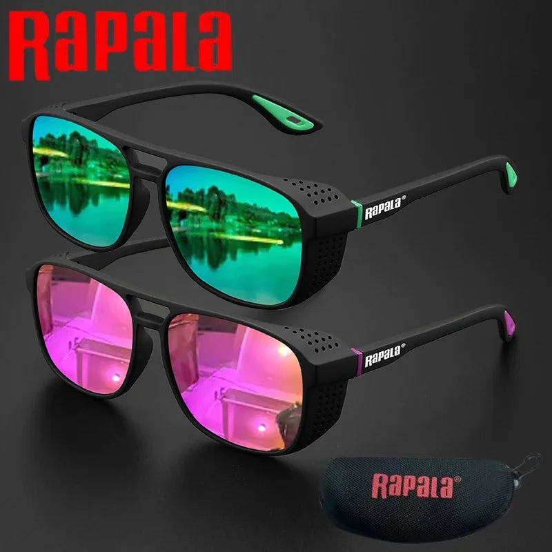 Rapala Professional Sports Sunglasses - Polarized Windproof UV400 for Cycling Running Outdoor Enthusiasts UV400