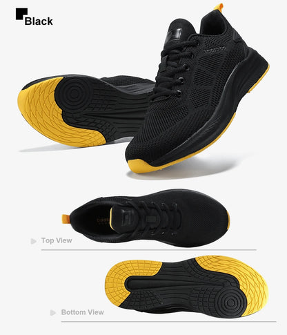 Chaussures de course Baasploa pour homme : nouvelles baskets décontractées légères en mesh, de créateur, respirantes, à lacets, pour le sport et la marche en extérieur
