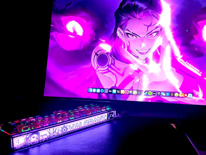 Nuevo AULA HERO 68HE/ULTRA Kits sticker: teclado gaming con interruptores magnéticos y accesorios para teclado mecánico personalizado con cable para e-sport